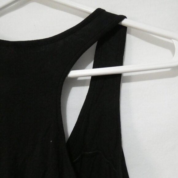 TALULA | small | Black Tiered Ruffle Raverback Sleeveless Top - Picture 11 of 14